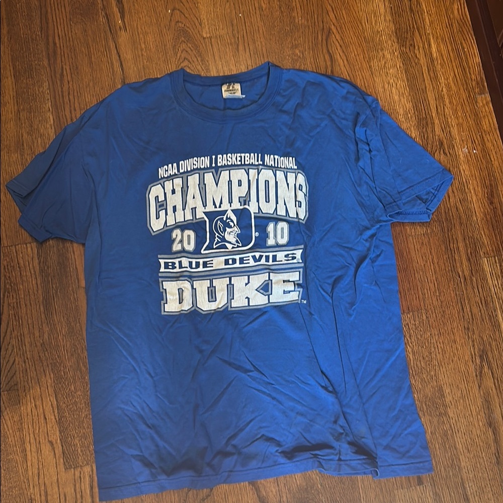 Blue NCAA Champions Duke T-Shirt